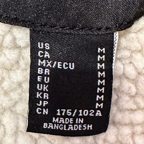 Vintage black corduroy coat with faux fur lining Gilmore Girls Look Size M - Picture 9 of 9